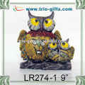 Promotion Gift Polyresin Souvenirs Owl Shape Wall Hanging